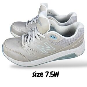 New Balance 928v3 Womens 7.5 Grey Leather Walking Shoes WW928GR3